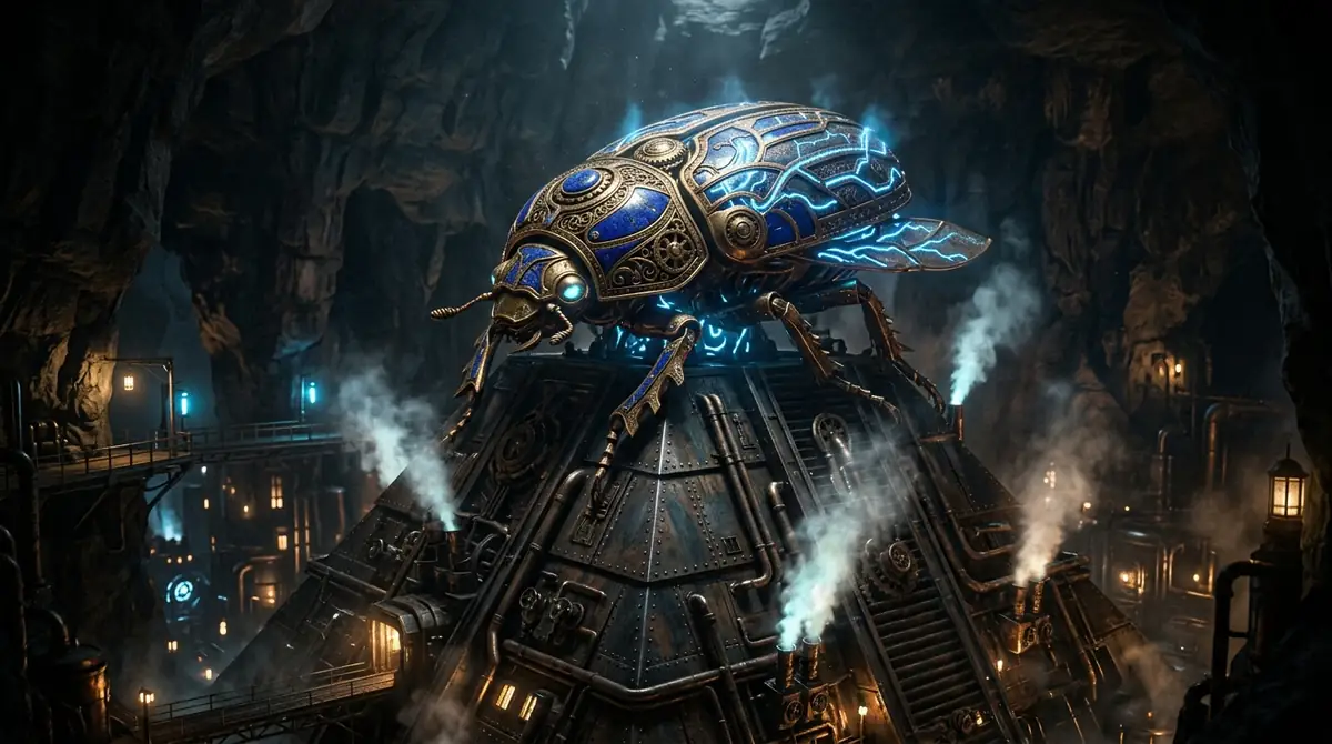 Steampunk Ancient Egypt Mechanism